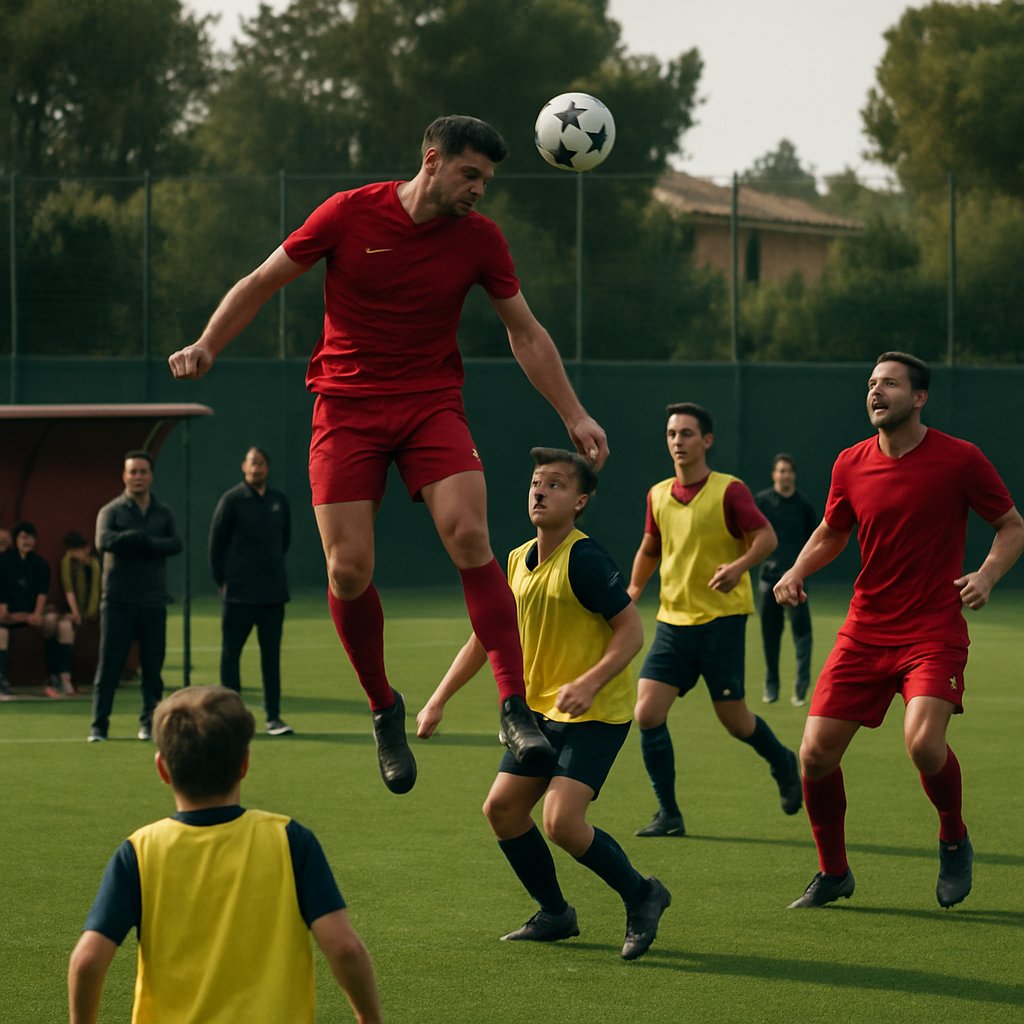 Roma, allenamento a Trigoria: la sfida con la Primavera in immagini Cmrovc1hv00bc01mtbvrdnram