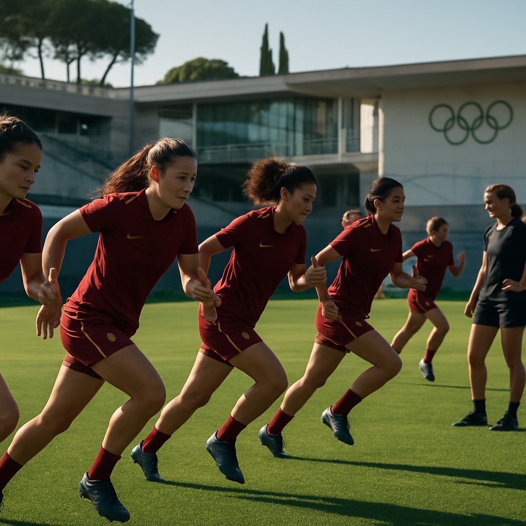 Roma Femminile, via alla nuova stagione: primo allenamento al Giulio Onesti Cmrovc6dz00bg01mtv35g4qcu